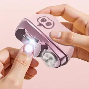 Electric Nail File Machine, Multi-Function Nail Clipper, Adult Safety Nail Cutter, Fashion Design, Home Use Polisher, Two-In-One