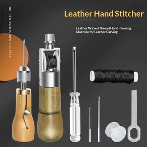 1PC Leather Hand Sewing Machine Sewing Machine Craftsmanship DIY Leather Art Leather Carving Sewing Tool Cow Leather Carving Sewing Tool