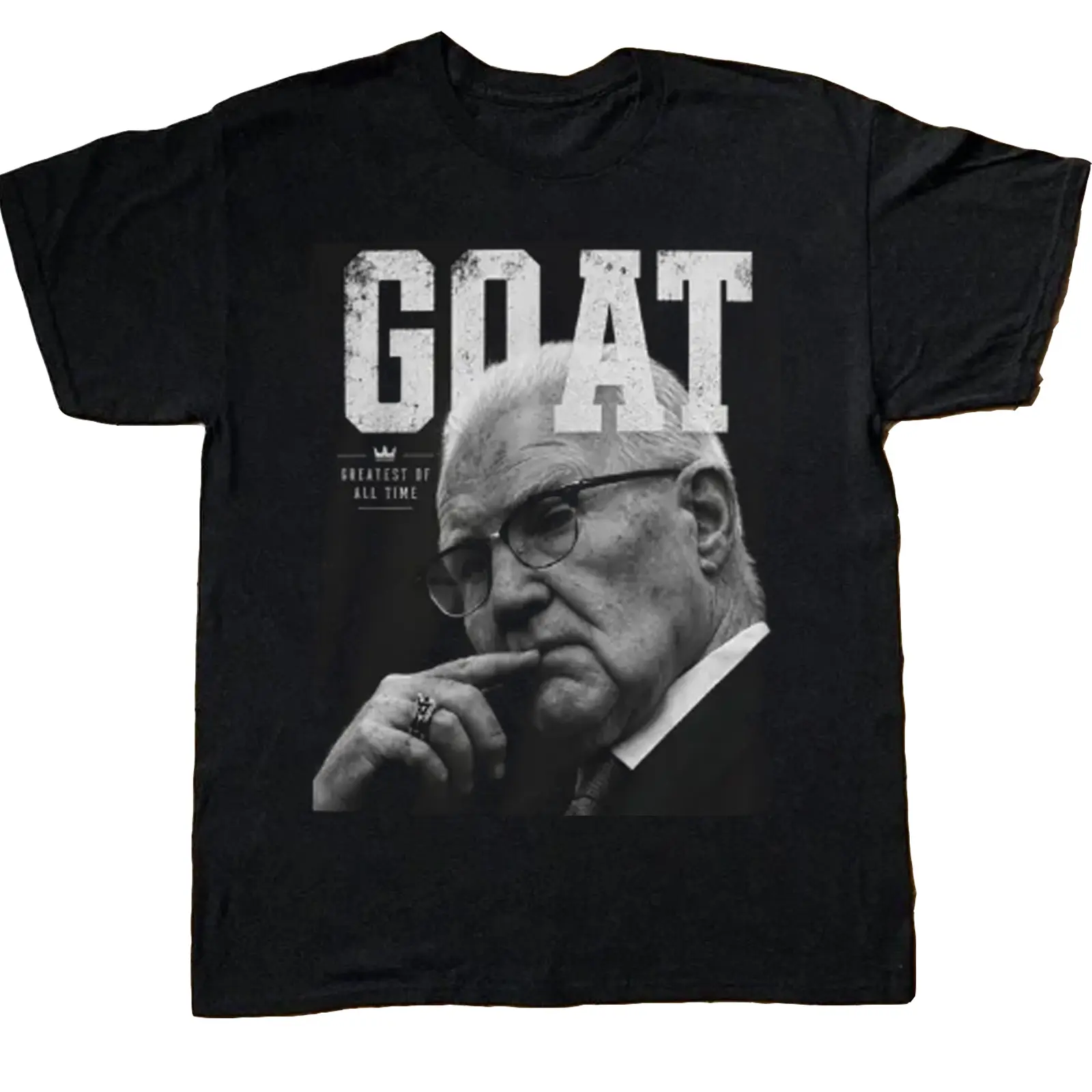 GOAT Kevin Reddington Photo Graphic Comfort Color Tee Ring Spun Cotton Casual Soft Washed T-Shirt Trendy Tops Perfect Gift