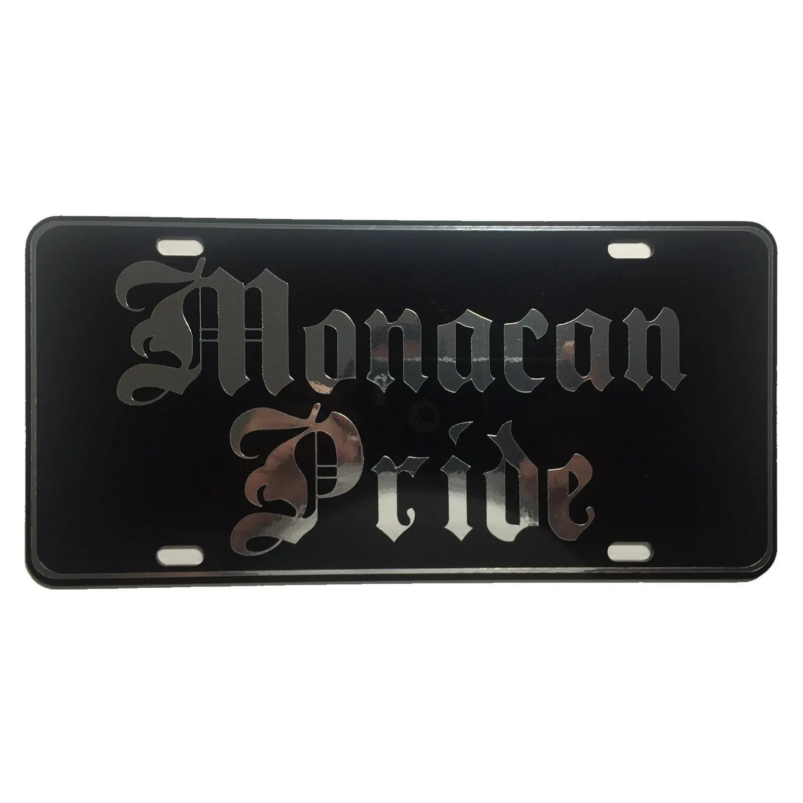 CustoMonsterDesigns Monacan Pride Heavy Duty Aluminum License Plate