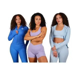 Vibe Collection Full Set - Effortless Style Active Comfort with V-Cut Waistband & Deep Side Pockets for Versatile Wear in Plain Design - High-Waisted Fit, Breathable Fabric, Four-Way Stretch, 28" Inseam