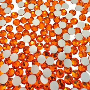 Orange Non-Hotfix Glass Rhinestones