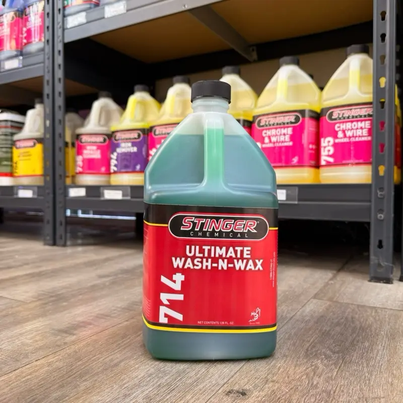 Stinger Chemical Ultimate Wash-N-Wax, Automotive & Motorcycle Car Washing & Maintenance Solution