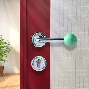 Colored Interior Bedroom Door Lock, Zinc Alloy & Ceramic, Silent, for Household Wooden Doors, Door Handle