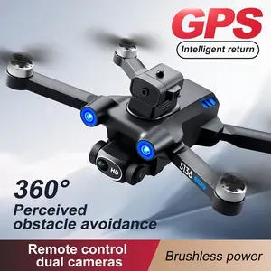 One-Key Return S136 Quadcopter with Electronic Gimbal Camera, Intelligent Follow, Dual Altitude Hold, Wi-Fi, Six-Channel Gyro Navigation Automatic Gps Drone