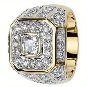 Imperial Luxe Two-Tone Crystal Statement Ring