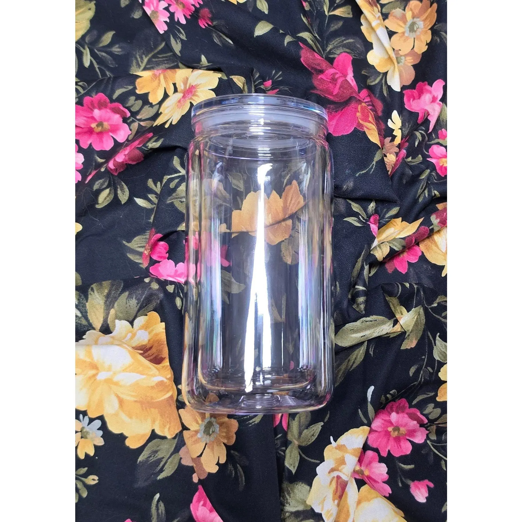 Customized 16oz snow globe tumbler
