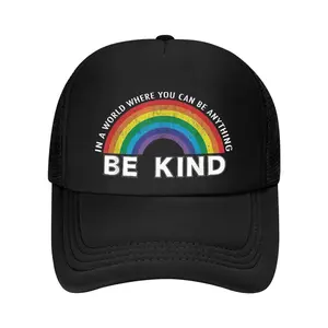 In A World Where You Can Be Anything Be Kind Gay Pride LGBT Baseball Cap