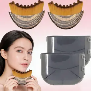 Lymphatic Contour Facial Dry Brush Massager, Mandibular Line Carving Artifact, Winter Gift, Facial Lymphatic Drainage Massage Brush