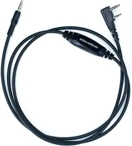 BTECH APRS-K1 Multi-Function Universal Audio Interface Cable - Supports Aprspro, Aprsdroid - Android & Ios Compatible - Supports, Baofeng, TYT, Wouxun, Anytone, Kenwood, and More