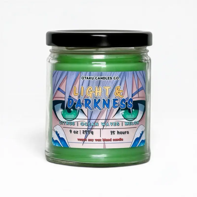 Light and Darkness Candle - Gaming Inspired | Fantasy Candle | Vegan Candles | Gamer Gifts