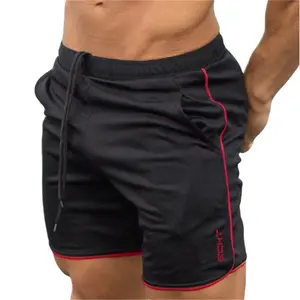 Echt Men's Sexy Gym Rat Shorts - Comfortable Breathable Spandex & Polyester Knee Length Drawstring Elastic Waist Jogger Style