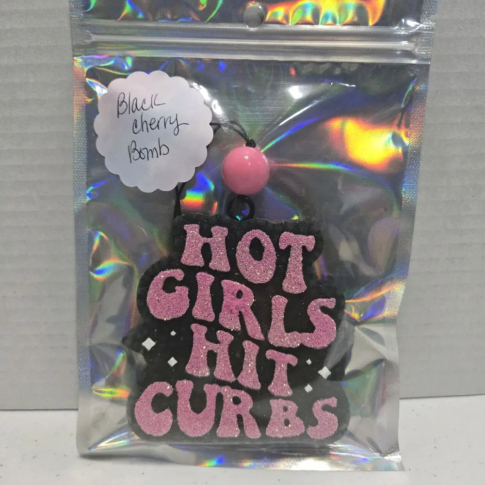 Freshies Air Freshener Cute Motto Black Cherry Bomb Scent Car Home Closet Office