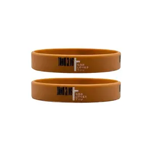 Pulex 2pcs Set Cross John 3:16 Wristbands for Men Women & Teens Unisex Adult Bands 190mm 12mm Size