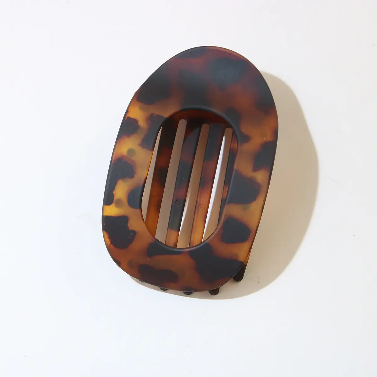 #5 matte yellow leopard pattern [oval du