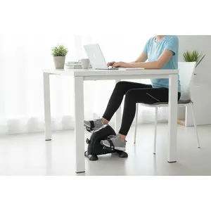Stay Active While You Work: Under Desk Pedal Bike ‍️ | Mini Exercise Bike with Adjustable Resistance