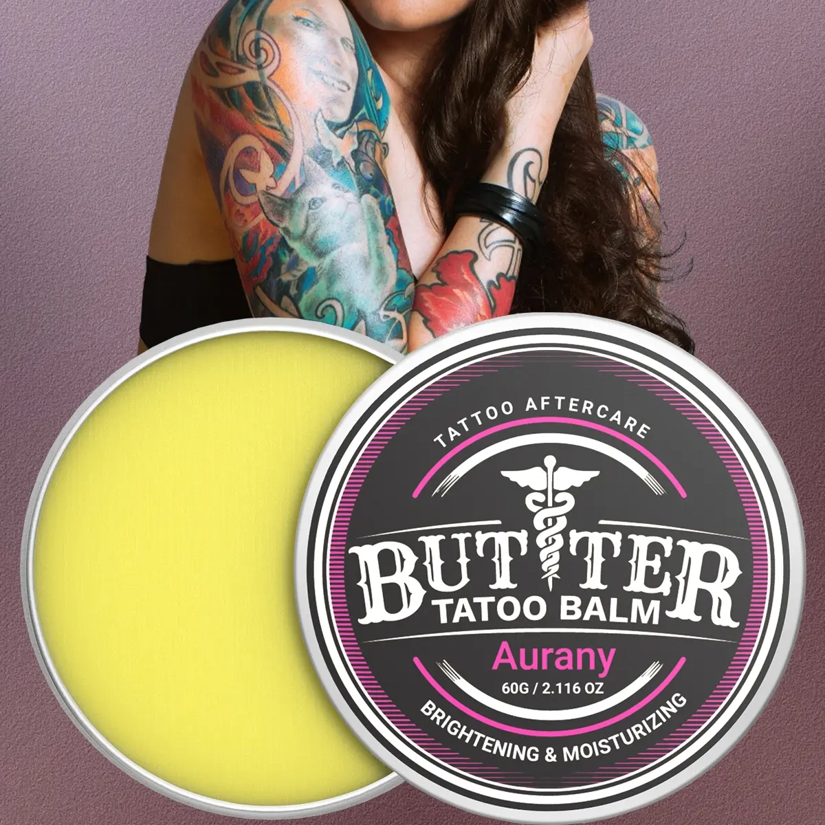 60G - Tattoo Nourishing Cream - Tattoo Aftercare Cream, Tattoo Healing Cream, Tattoo Care Cream, Makeup Microblading, and Art Tattoo Supplies - Gentle, Non-Greasy, Color Protection & Fade Prevention, Daily Use for New Inked Skin, Tattoo Balm
