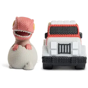Handmade by Robots - Jurassic Park - Dino Hatching Egg & Park Vehicle 2-Pack  [COLLECTIBLES] Vinyl Figure, Collectible