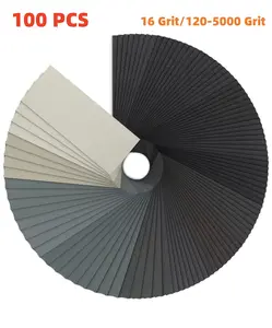Sandpaper, 18/48/100 Pack,100 to 5000 Assorted Grit, Sandpaper Assortment, Sand Paper, Sandpaper for Metal, Sandpaper for Wood, Wall paint sandpaper,Automotive Sandpaper, Furniture Sanding, Wet Dry Sandpaper