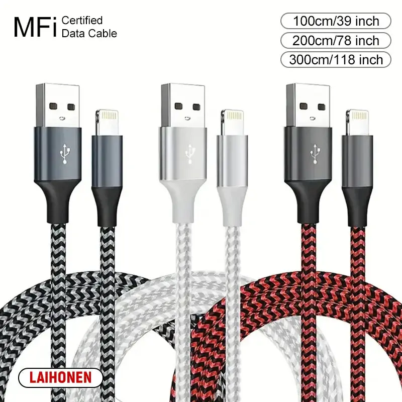 3-pack Lightning Cable