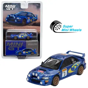Mini GT 1:64 Subaru Impreza #3 WRC98 1998 Rally Monte-Carlo 3rd Place #975