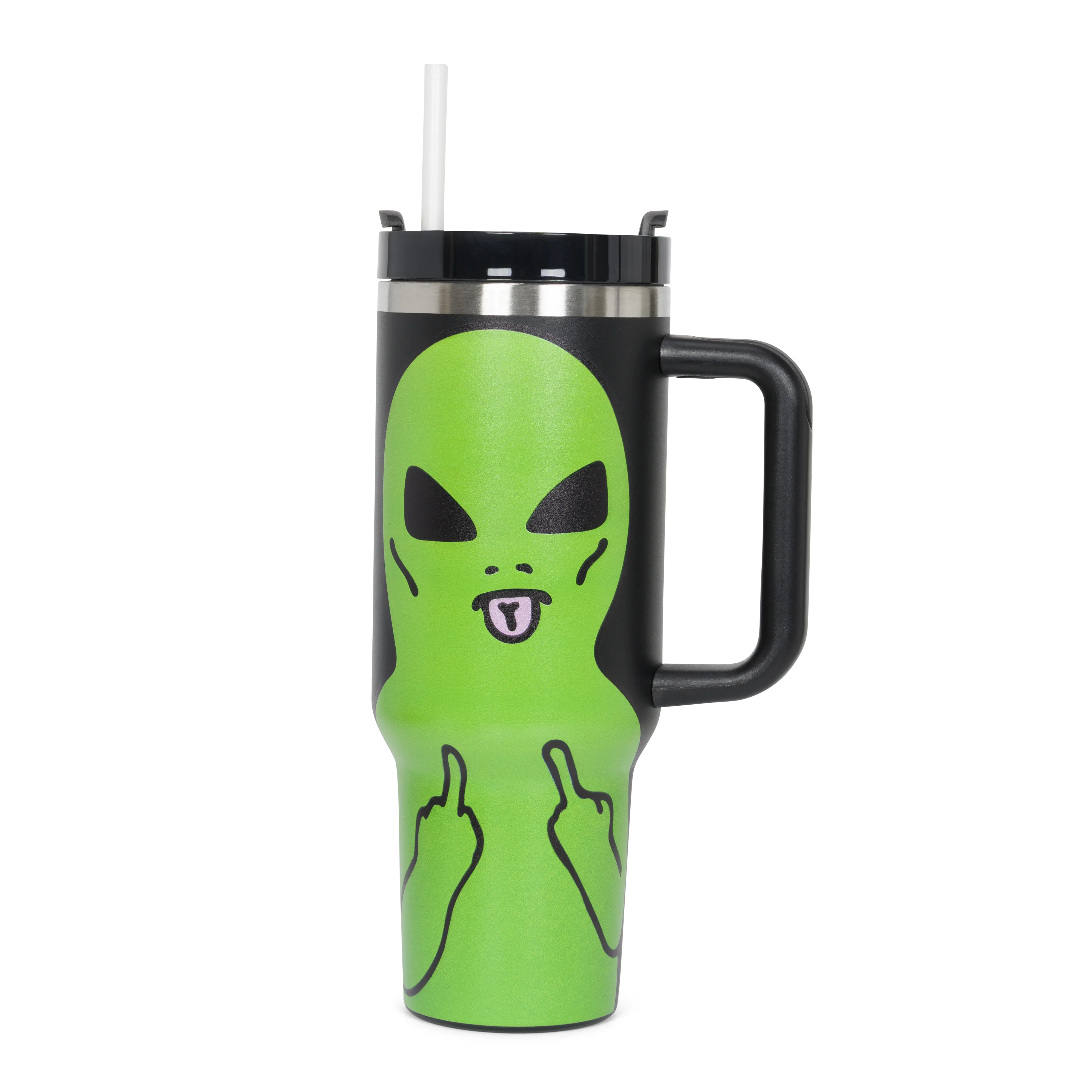 Lord Alien Large Capacity Insulated Tumbler, Black Insulated Tumbler Mugs for Kitchen Drinkware Use