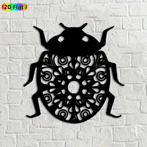 1pc Beetle Metal Wall Art, Intricate Beetle Statue Mural, Ideal Gift for New Year, Easter, Insect Decor Enthusiasts, Weather-Resistant Metal Wall Decor Wall Sculptures, Perfect for Garden Wall & Patio Fence Insect Enthusiasts