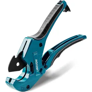 PVC Pipe , Up to 2-1/2", Ratchet Pipe  Heavy-Duty, Pex  Tool for  PEX, PVC, PPR Plastic Hoses and Plumbing Pipe