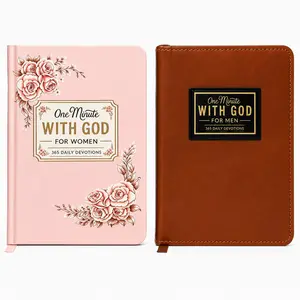 One Minute with God for Men, 365 Days Devotional Journal, Portable Daily Reflections Book, perfect holiday gift