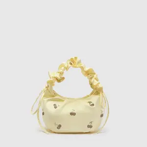 URBAN REVIVO 2026 Summer Elegant Drawstring Crescent Women's Shoulder Bag - Casual Crossbody Bag