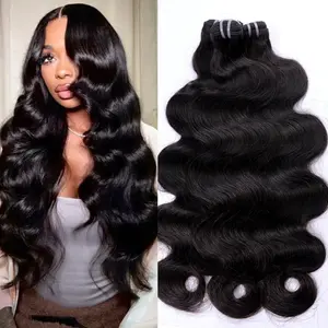 Msgem Hair Body Wave Bundles 15A Grade High Quality 100% Human Hair Bundles 3PCS/LOT or 4PCS/LOT Natural Color Easy to Manage #Tiktokshopdealsforyoudays #SummerWins #DealsForYouDays  #tiktokshopdealsforyoudays