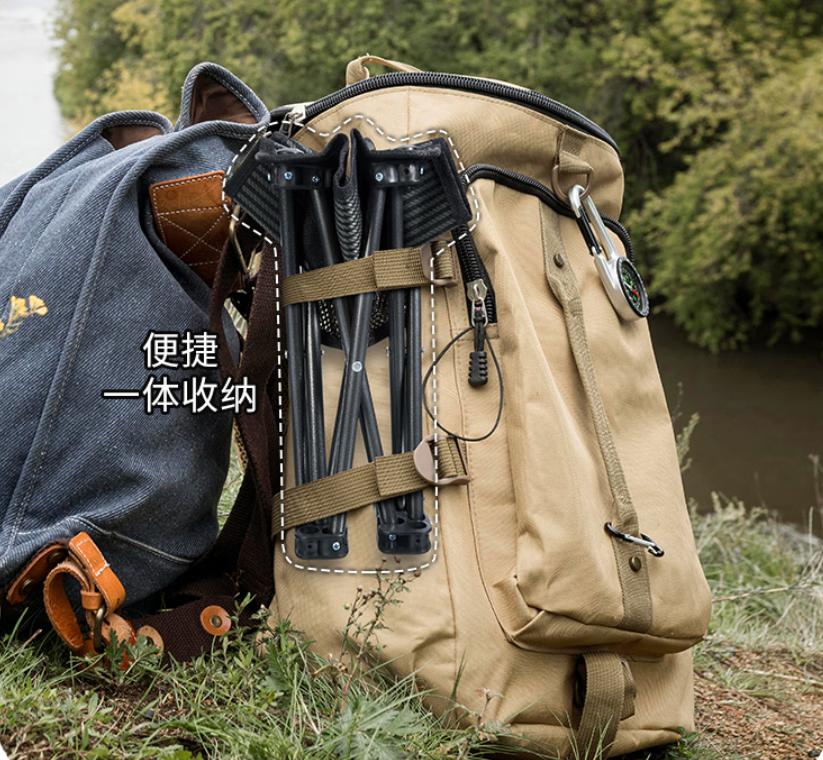 KingCamp Camping Stool – Small Portable Folding Stool, Mini Lightweight Backpacking Lounging Chair for Outdoor Camping, Hiking, Fishing, Travel, and Picnics