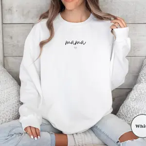 Comfort Colors Mama Sweatshirt, Thoughtful Gift for Mom, Cozy Mama Sweater, Mother's Day Gift, Mama Crewneck, Stylish and Comfortable Shirt