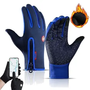 Winter Warm Touch Screen Gloves - Waterproof, Windproof, Non-Slip Cycling Gloves for Outdoor Sports, Fishing, Christmas Gifts & Cold Weather Activities