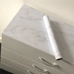 Marble Sticky Back Plastic 40cm X 2m, Granite Vinyl Wrap, Self-Adhesive Waterproof PVC Roll for Kitchen & Furniture, Marble Backsplash Wallpaper