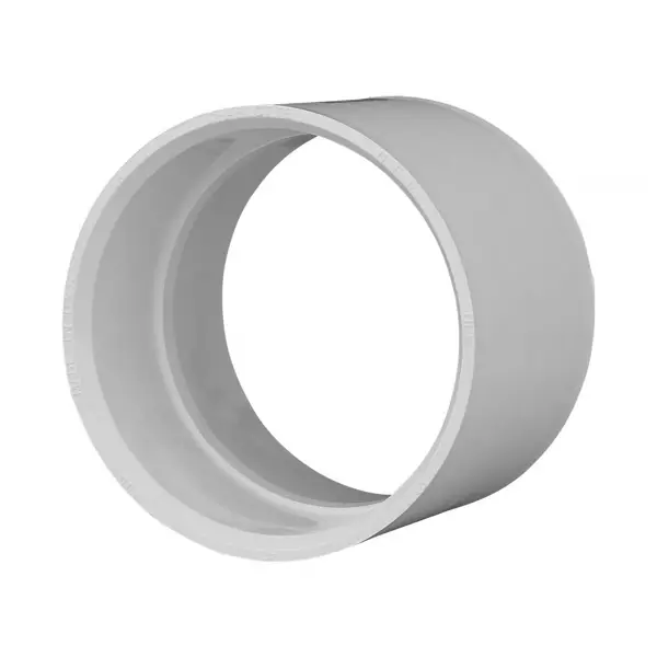 Charlotte Pipe Schedule 40 PVC Coupling – 4 in. Hub x 4 in. Hub | Durable Plumbing Fitting