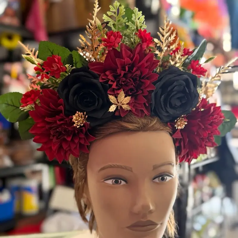 Catrina Head crown  for Dia de los Muertos
