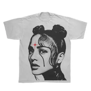 Spiritual Girl Print Short Sleeve T-Shirt Casual Top Womenswear Women Lady Comfort Summer Tshirt Streetwear halloween shirt