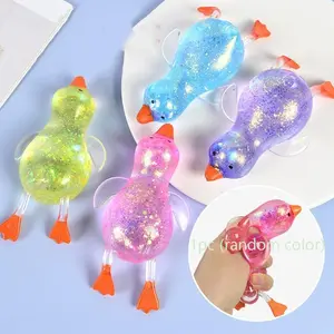 New Duck Malt Sugar Squeeze Ball Stress Relief Toy, Creative Venting Slow Bounce Squeeze, Fun and Relaxing Gift for Adults and Kids