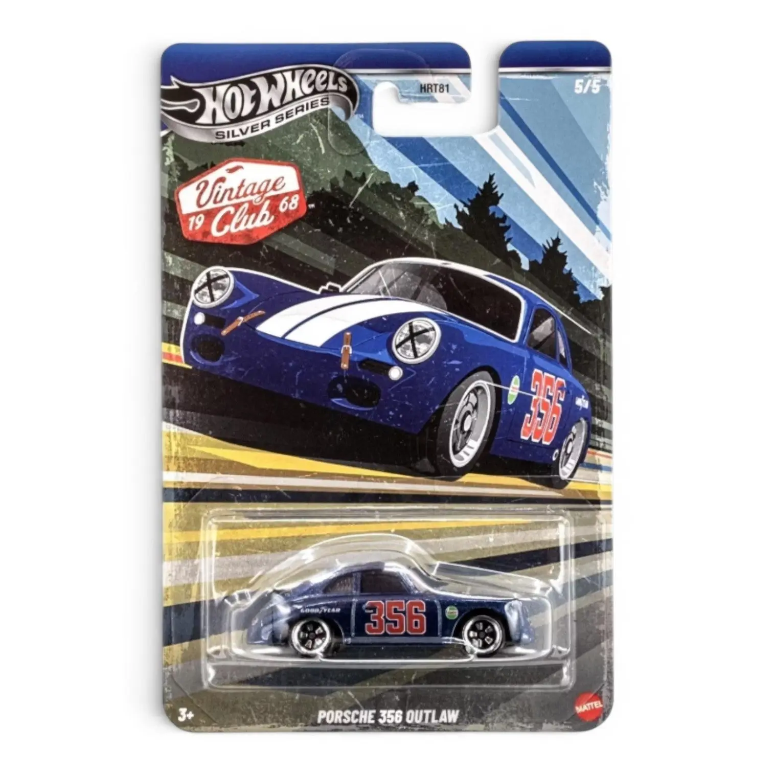 Hot Wheels Silver Series Vintage Club 1968: Porsche 356 Outlaw #5/5