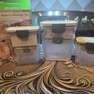 Product Review of Progressive ProKeeper 6-Piece Baker's Storage Set Container Kitchen from R**3