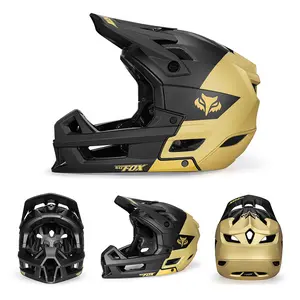 Downhill Bike Full Helmet Off-Road Mountain Anti-Fall Full Coverage Helmet for Men alternate  helmets novelty  helmet