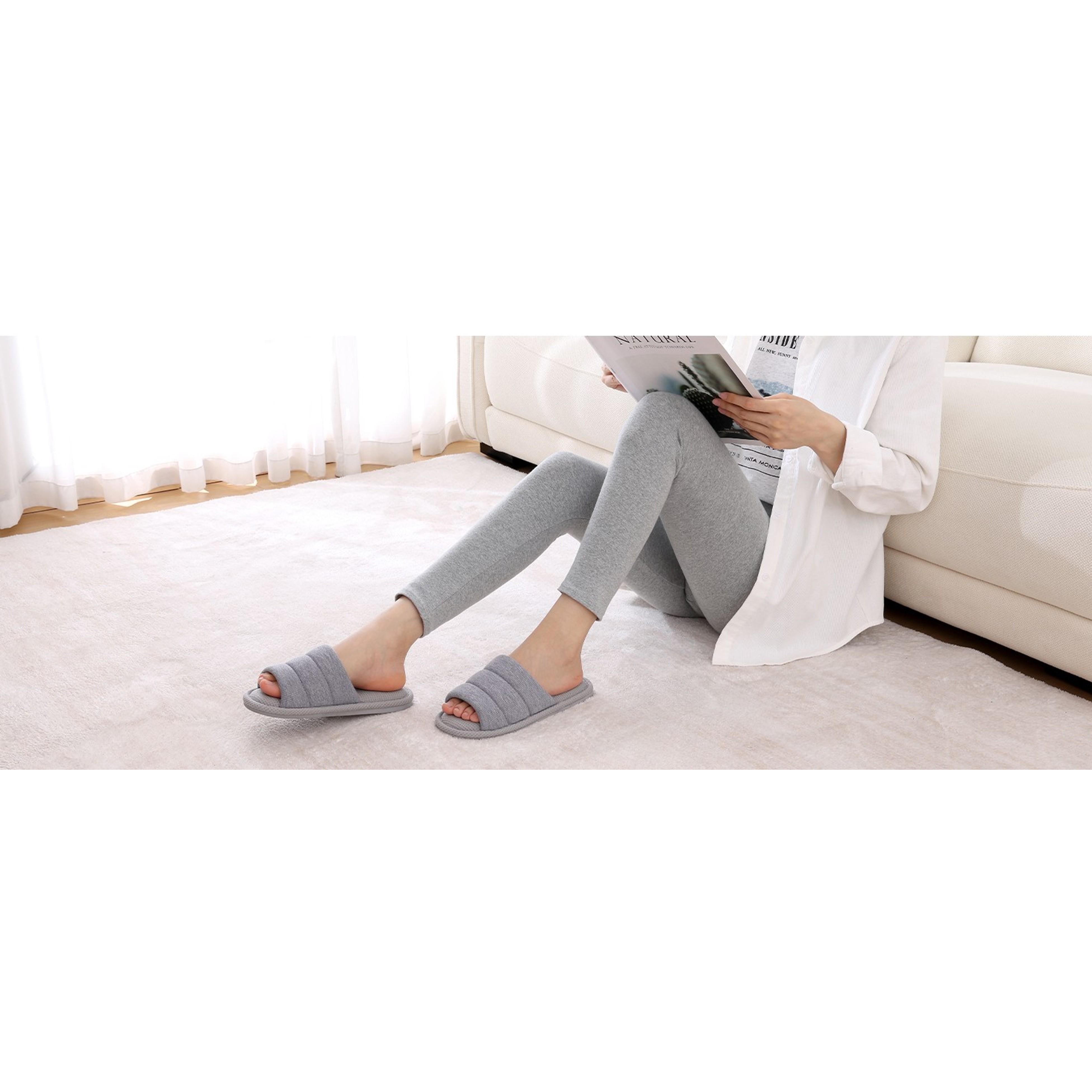 Summer House Slippers for Women Men Breathable Waffle Indoor Slippers Slip-on Open Toe Home Shoes Summer House Slippers for Women Men Breathable Waffle Indoor Slippers Slip-on Open Toe Home Shoes