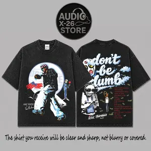 Don't Be Dumb Graphic High-Quality Acid Washed Cotton T-Shirt, Asap Mob Fan Graphic Tee, Don't Be Dumb Album Merch Streetwear Graphic Shirt, Gift for Hip-hop Fans