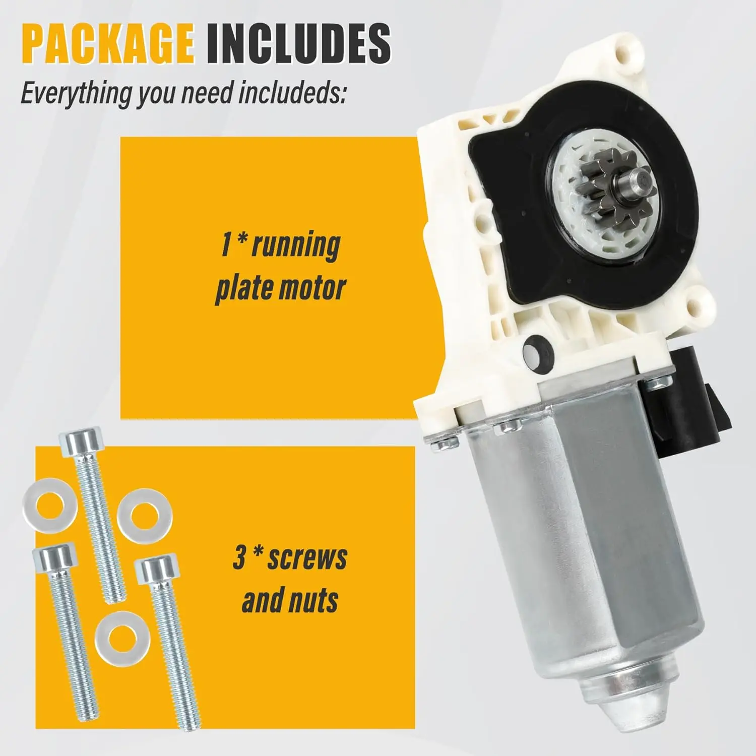 AMP Research Replacement Motor Kit 80-03129-90,Electric Side Step Motor,Step  Running Board Motor Replacement for AMP Research, Replace A10049-113 -  TikTok Shop