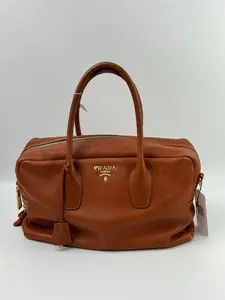 Pre-owned PRADA leather Belt Bags Bonnie orange handbag