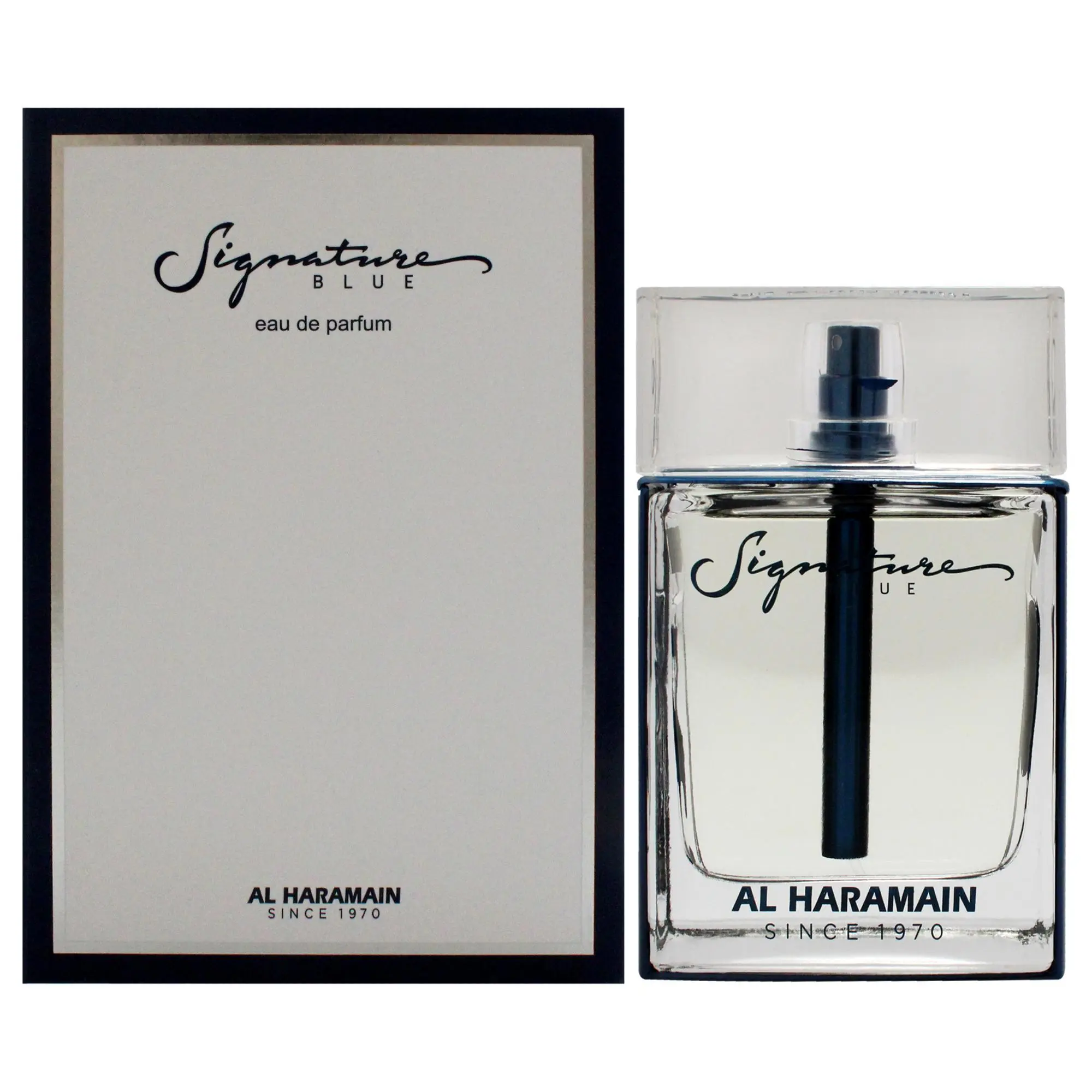 Signature Blue by Al Haramain Masculine Cologne - 3.33oz Distinct EDP Spray, Single Bottle