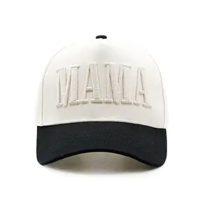 Womens Mama Trucker Hat, Vintage Embroidered Mom Baseball Cap, Trendy New Mom Gifts Mothers Day Outfits for Mommin
