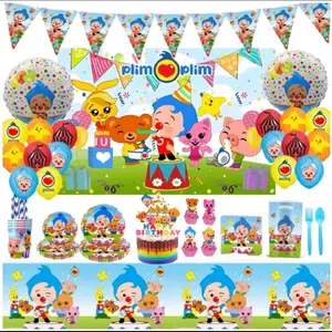 Decorations Theme Party Tableware Plate Cup Napkin Tablecloth Baby Shower Boys Kids Birthday Party Supplies