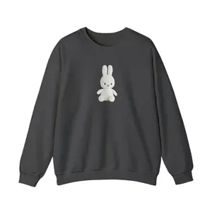 Miffy Plush Adult Crewneck, Unisex Heavy Blend Crewneck Sweatshirt  Miffy Clothes, Miffy Stuffed Animal, Bunny No Graphic Sweat unisex for men and women